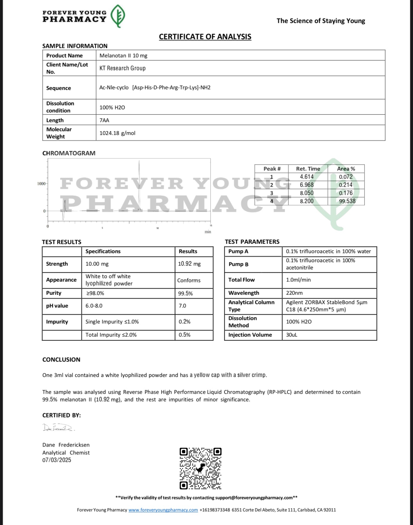 Melnotan II 10mg